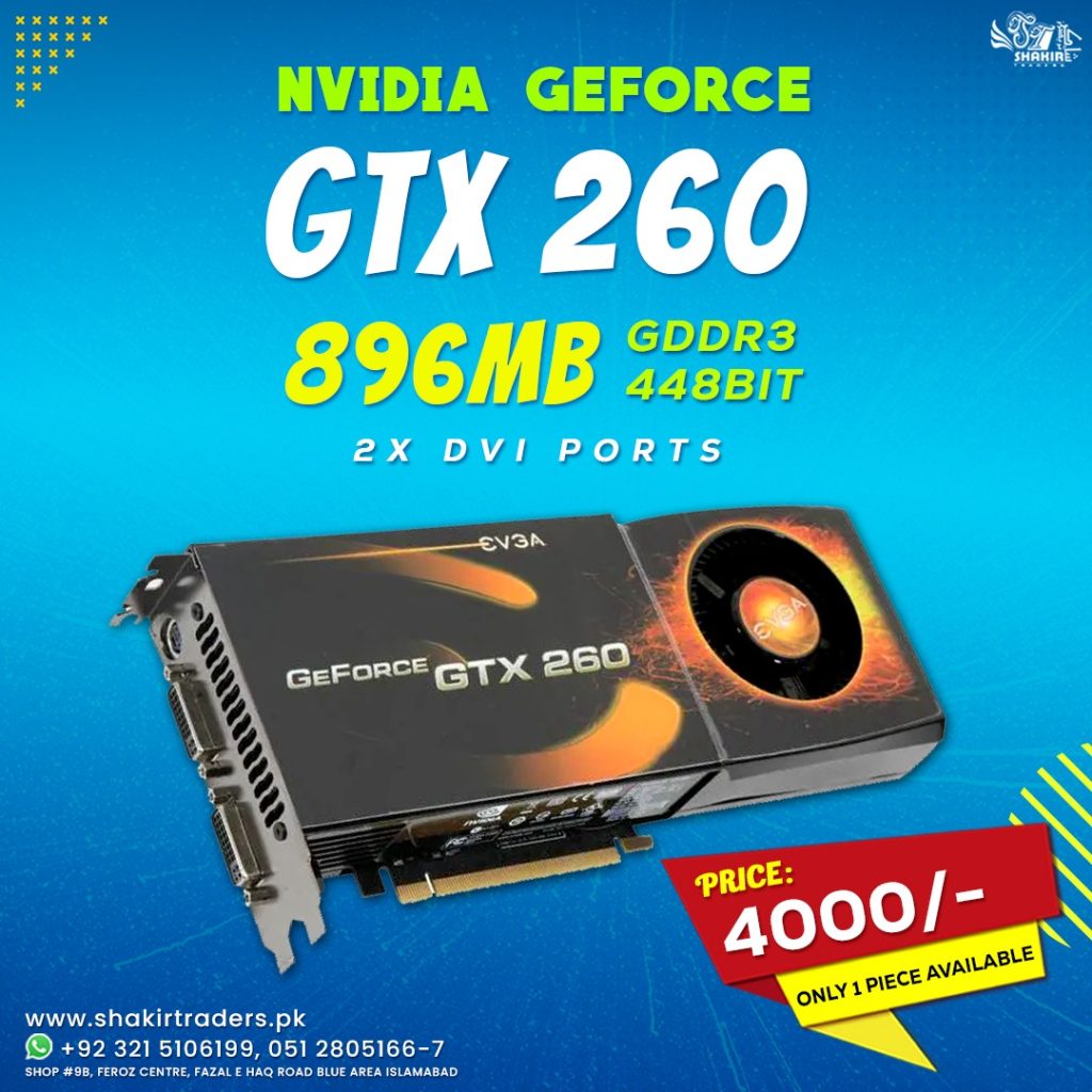 Nvidia GTX 260 896MB (Used)