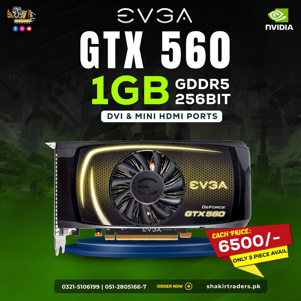 EVGA GTX 560 1GB (Used)