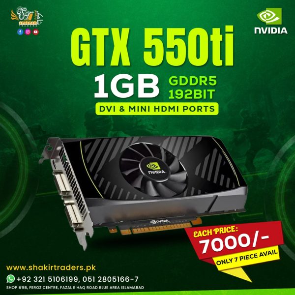 Nvidia GTX 550ti 1GB (Used)