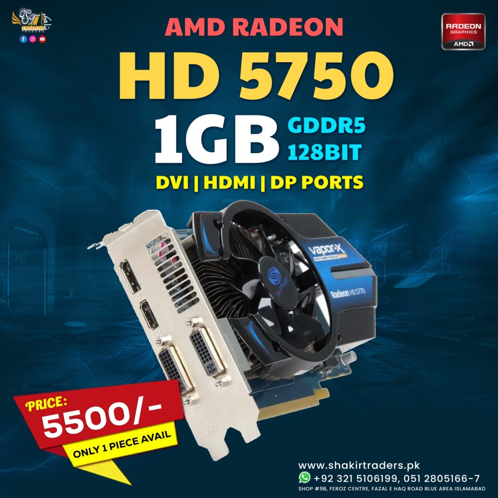 AMD HD 5750 1GB (Used)