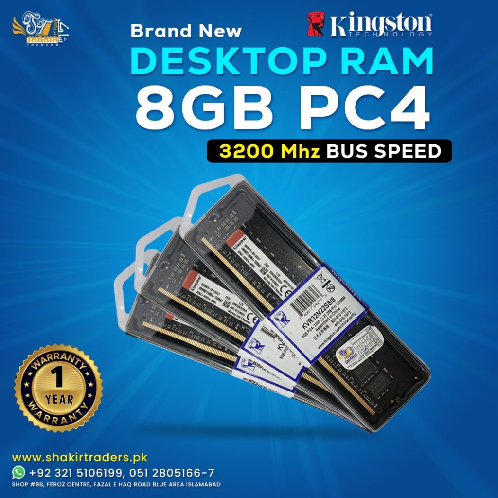 8GB Kingston PC4 Desktop Ram