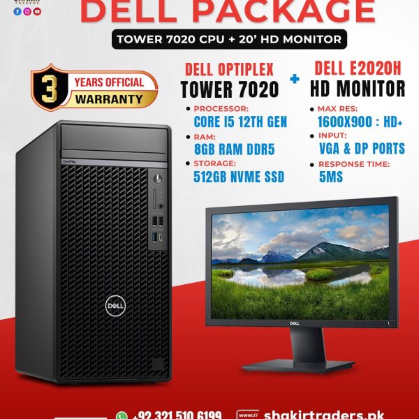 Dell Optiplex 7020 with E2020H LED Package