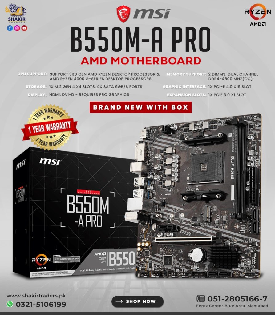 MSI B550M-A Pro Motherboard