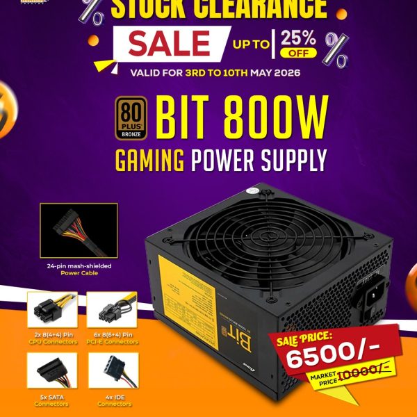 Aone BIT 800W Gaming Power Supply
