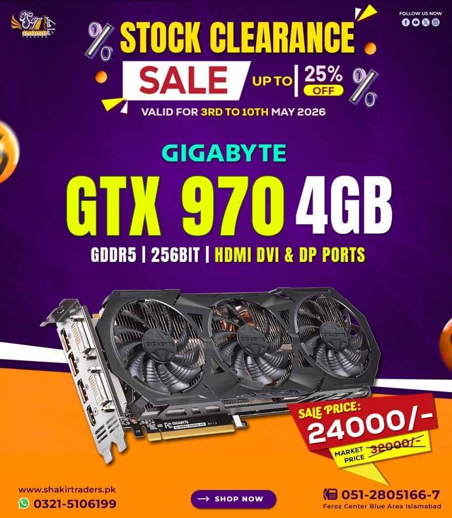 Gigabyte GTX 970 4GB (Used)