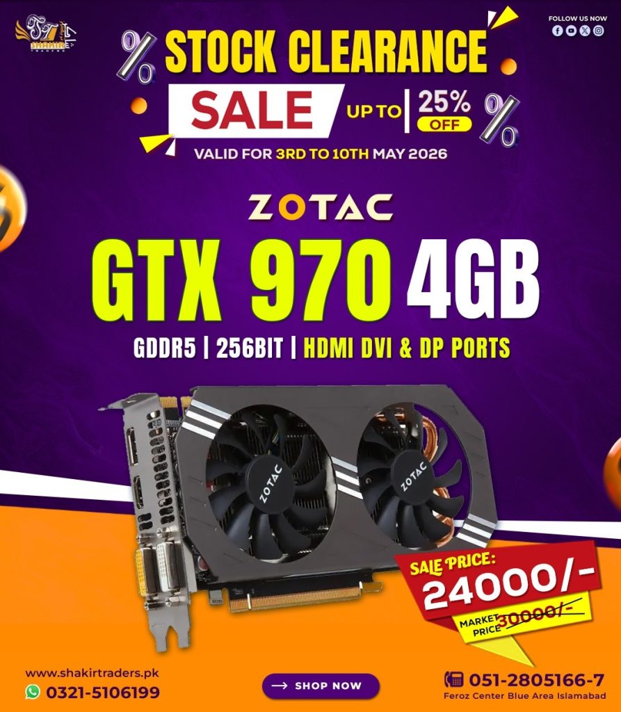 Zotac GTX 970 4GB (Used)