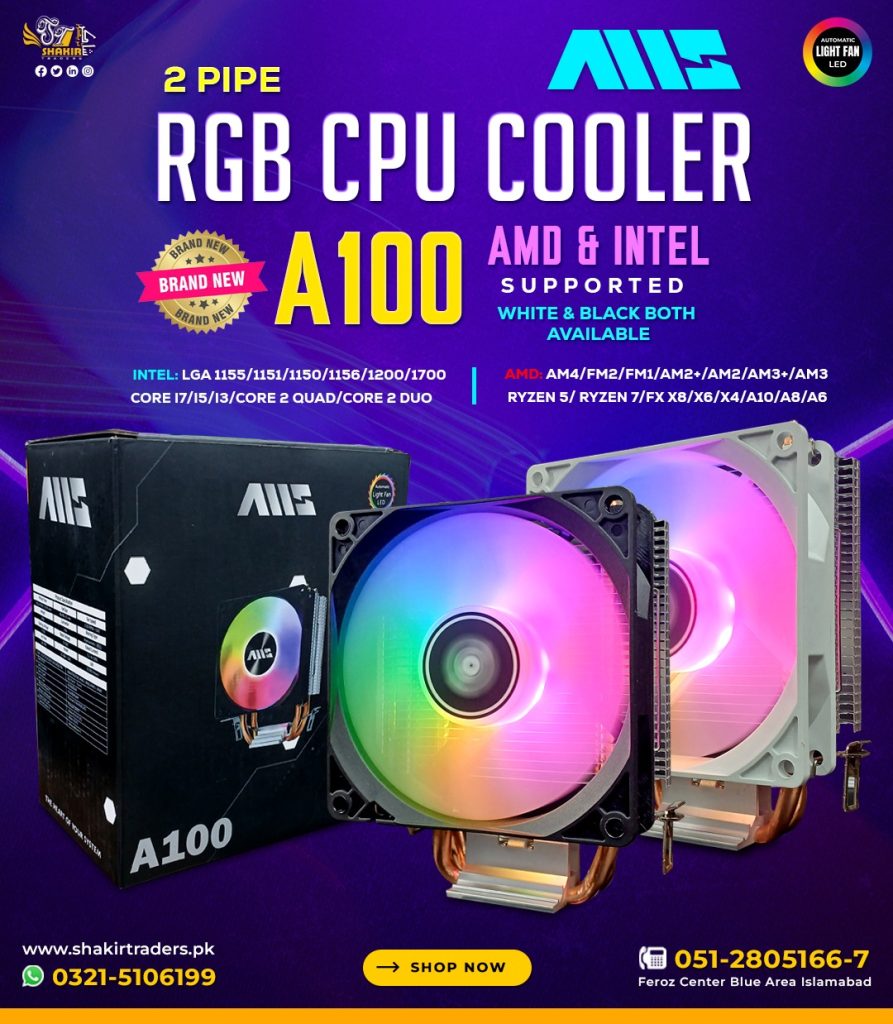 AMS A100 CPU RGB Cooler