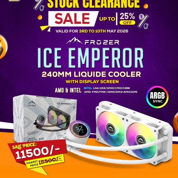 Frozer Ice Emperor White ARGB 240MM Liquid Cooler