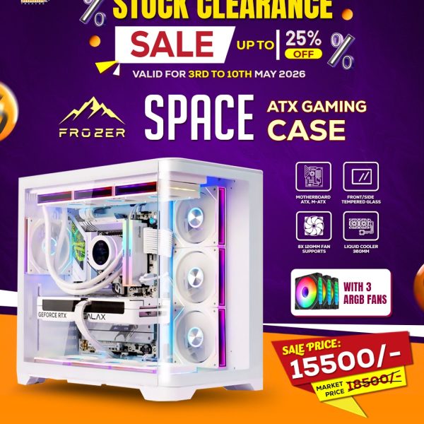 Frozer Space White MT-ATX Gaming Case