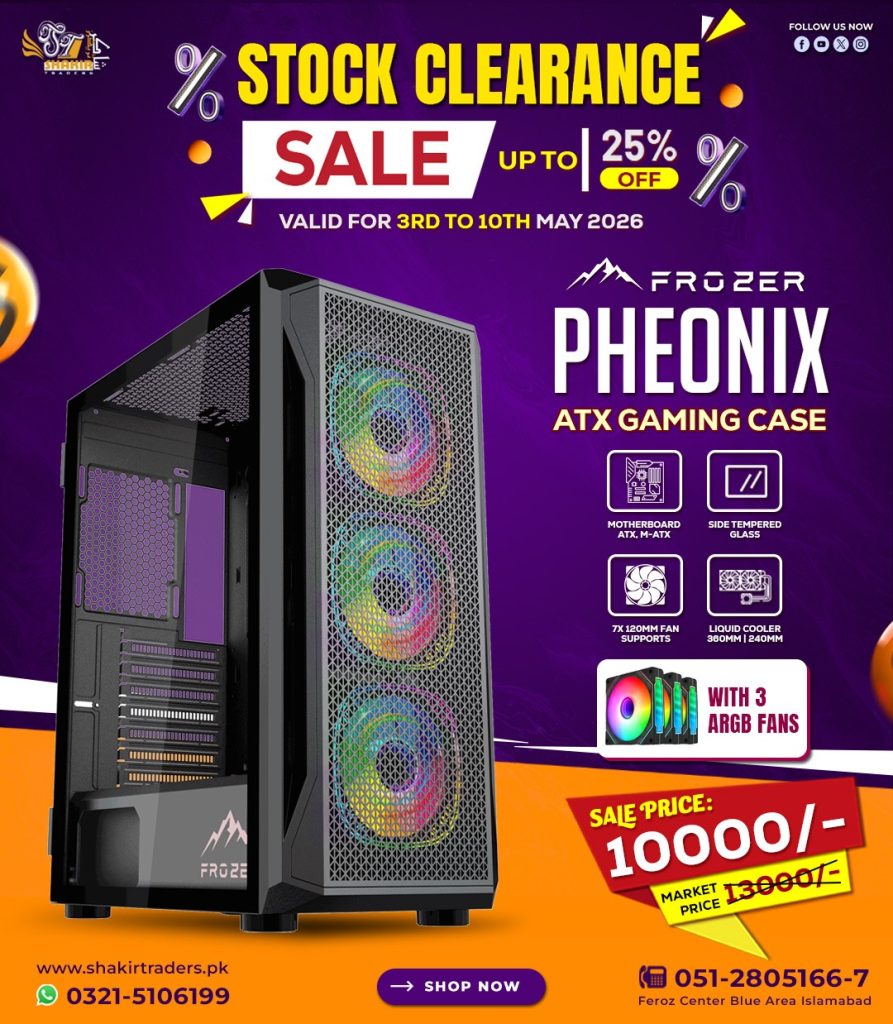 Frozer Pheonix Black ATX Gaming Case