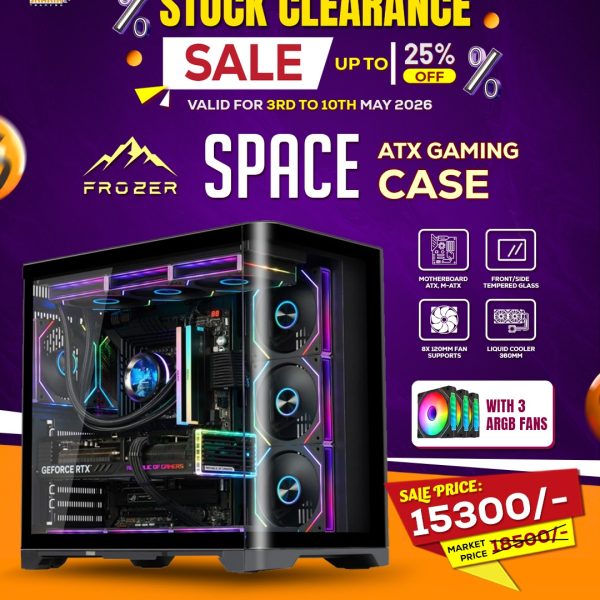 Frozer Space Black MT-ATX Gaming Case