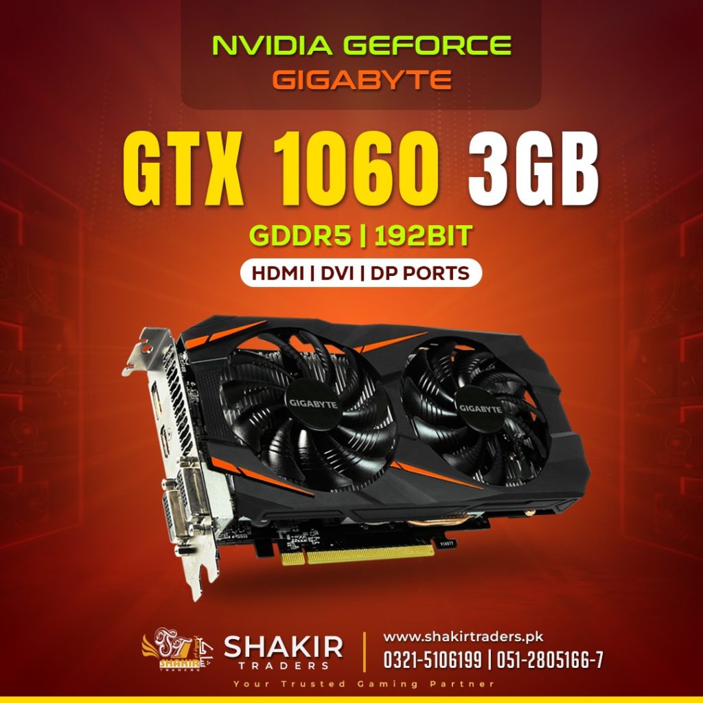Gigabyte GTX 1060 3GB (Used)