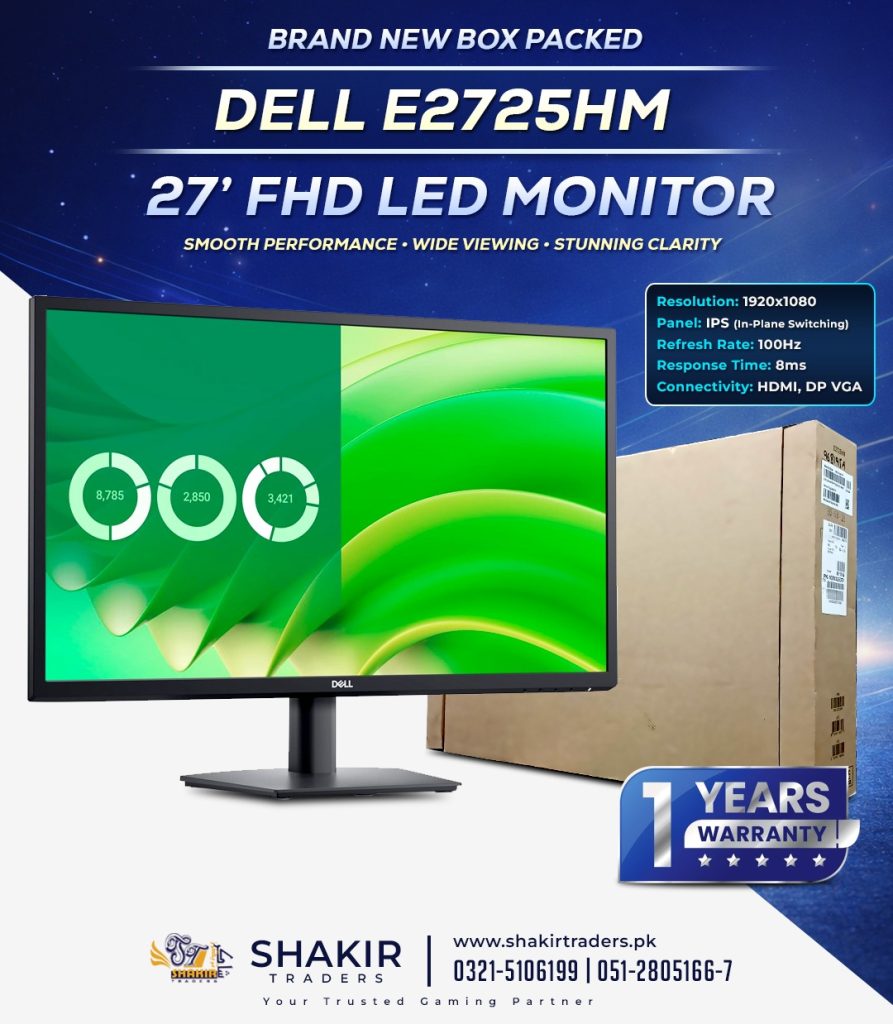 Dell E2725HM 27" LED Monitor