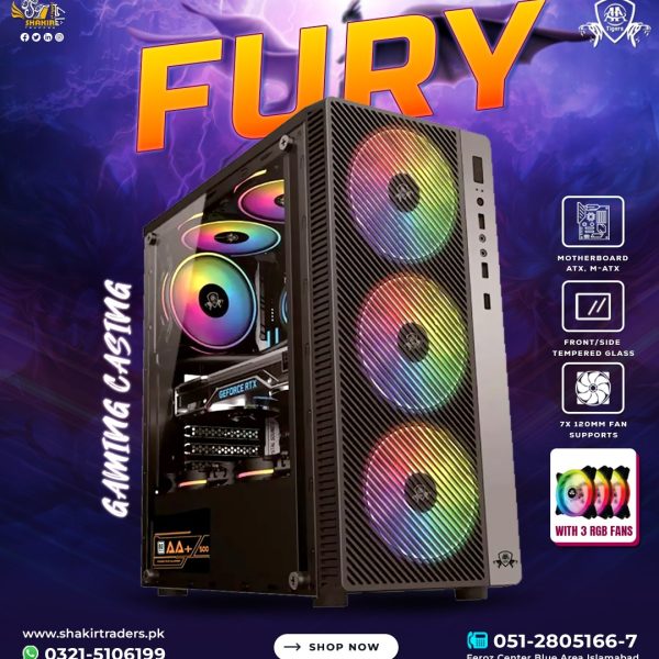 AA Tiger Fury Gaming Case