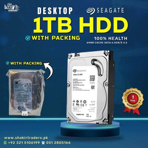 1TB Seagate Desktop Hard Drive