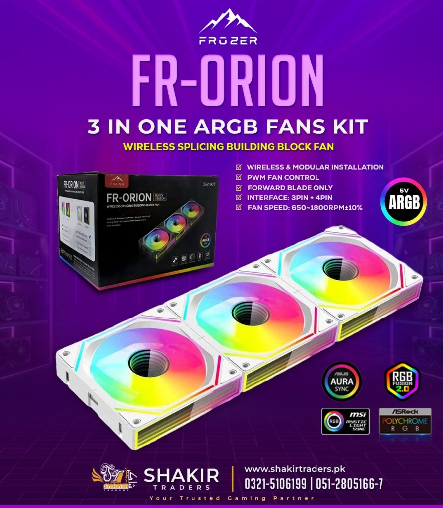 Frozer Orion 3 in 1 RGB White Kit