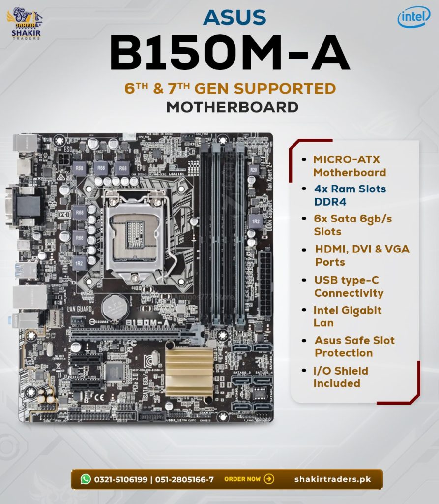 Asus B150M-A Motherboard