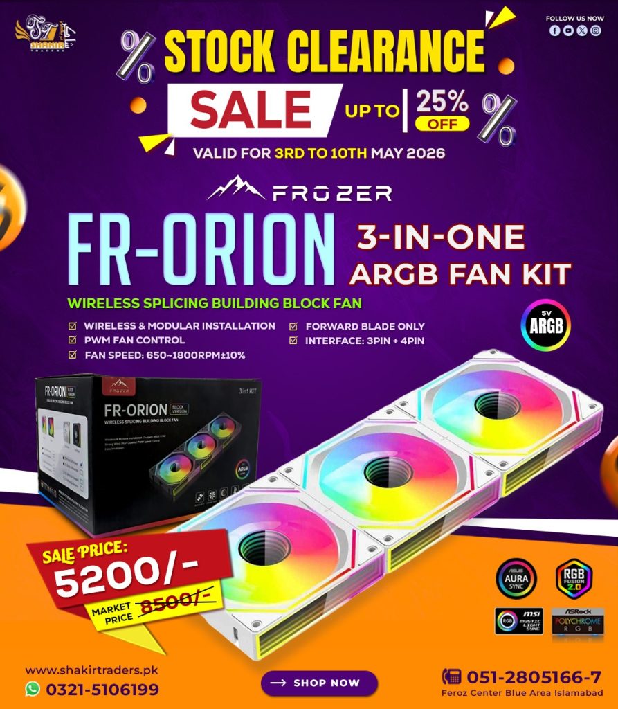 Frozer Orion 3 in 1 RGB White Kit