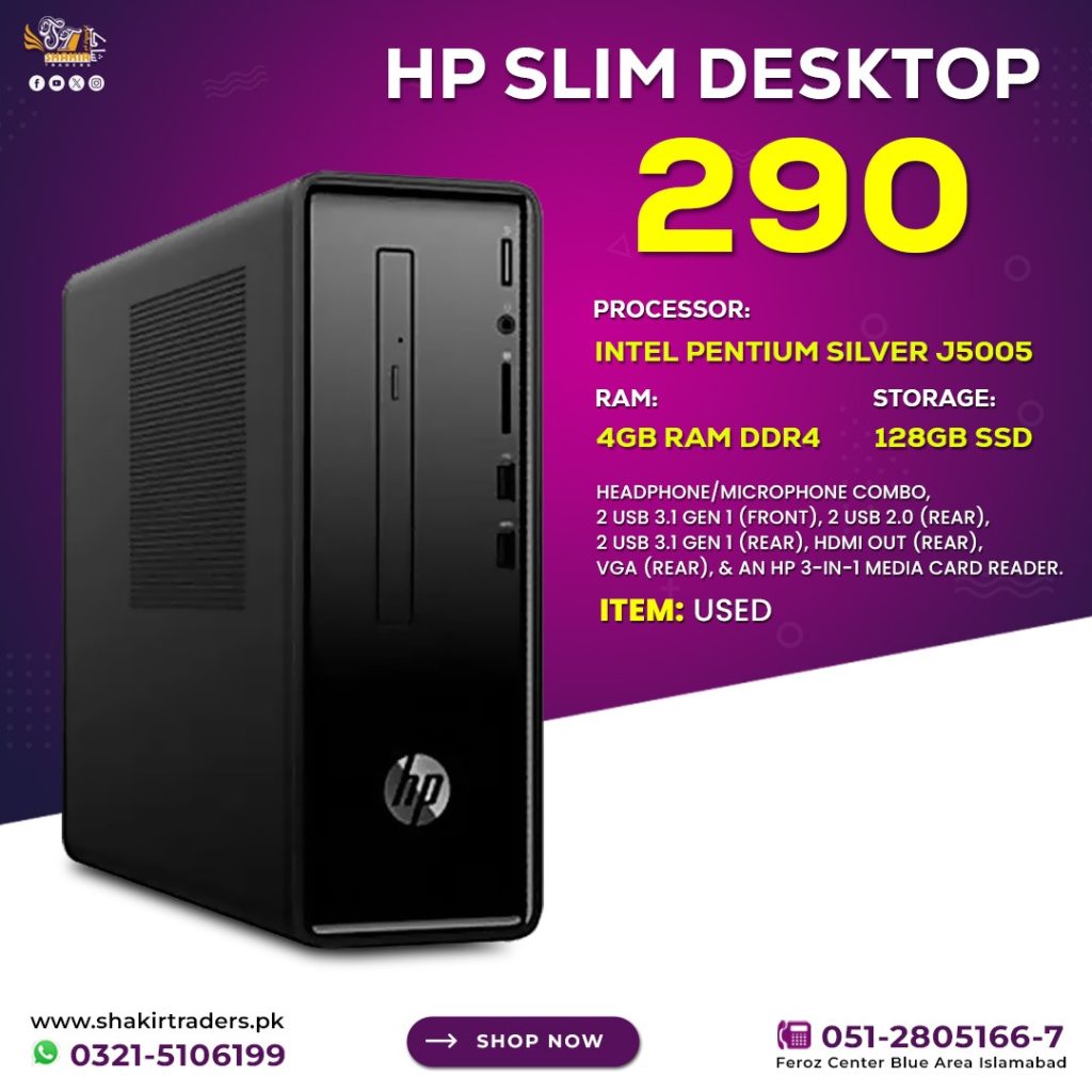 HP Slim 290 Desktop