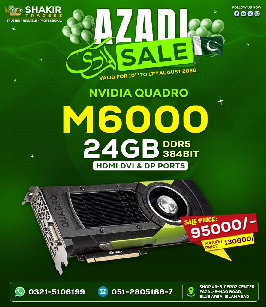Nvidia Quadro M6000 24GB (Used)