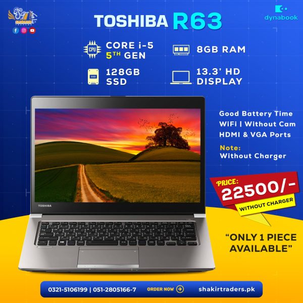 Toshiba Dynabook R63 (Used)