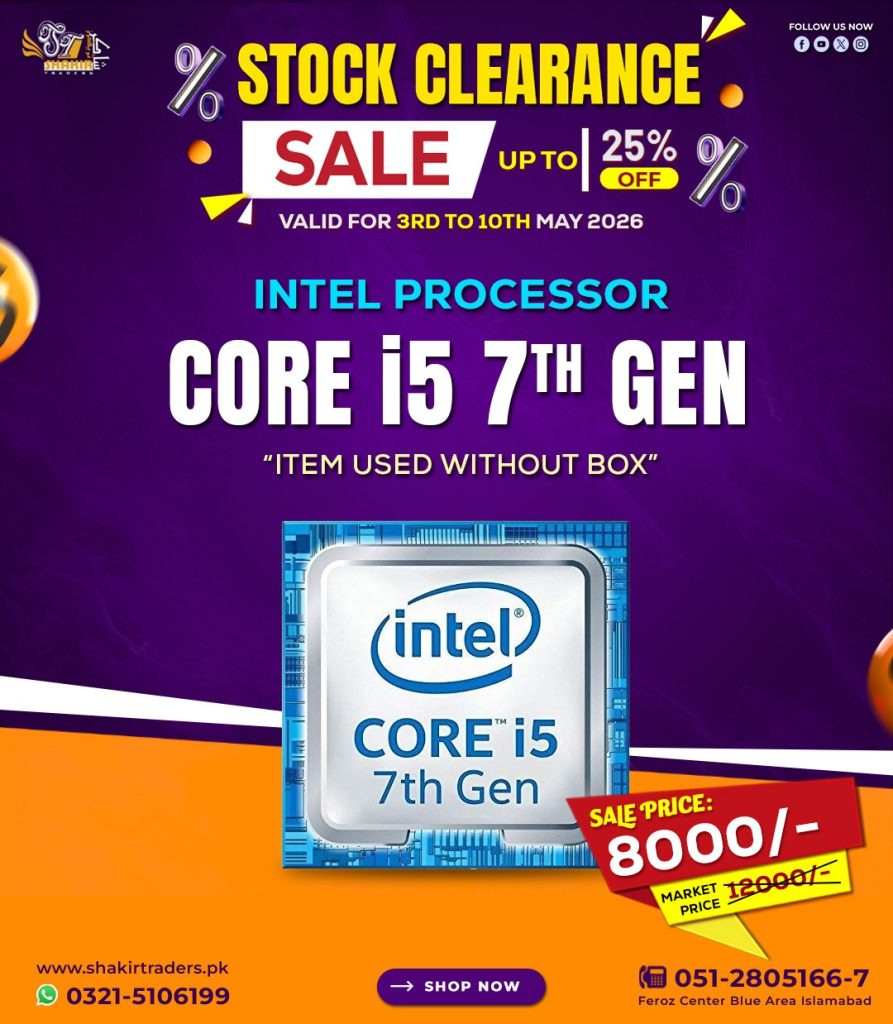 Intel Core i5 7th Gen Processor