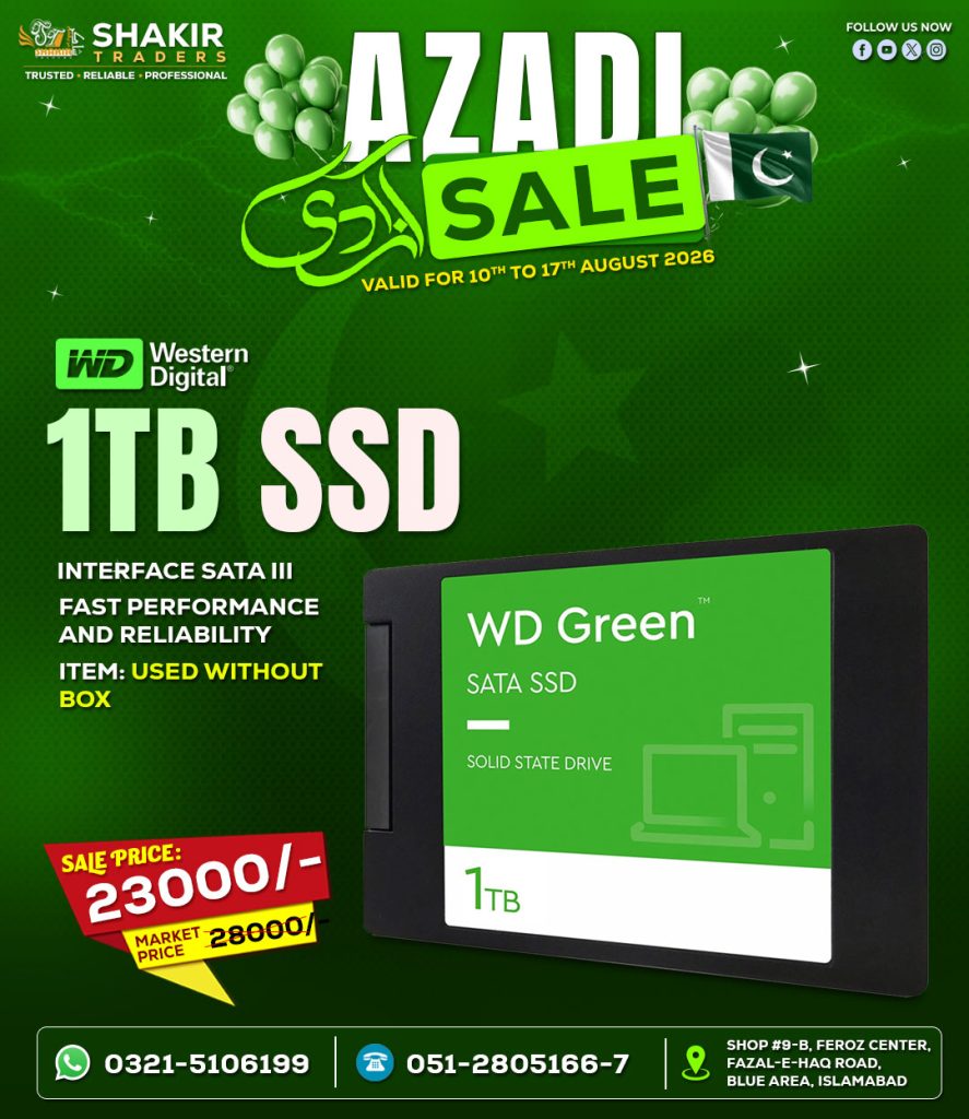 1TB WD Green SSD (Used)