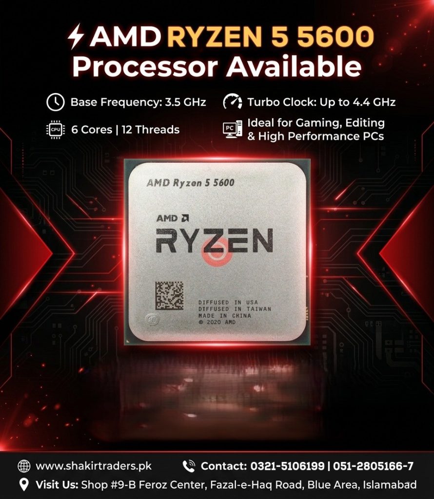 AMD Ryzen 5 5600 Processor (Used)