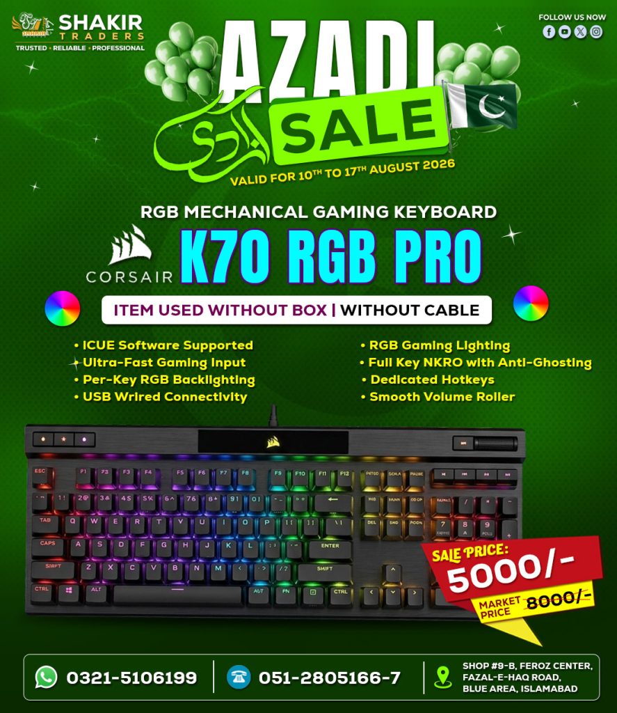 Corsair K70 Pro Gaming Mechanical Keyboard