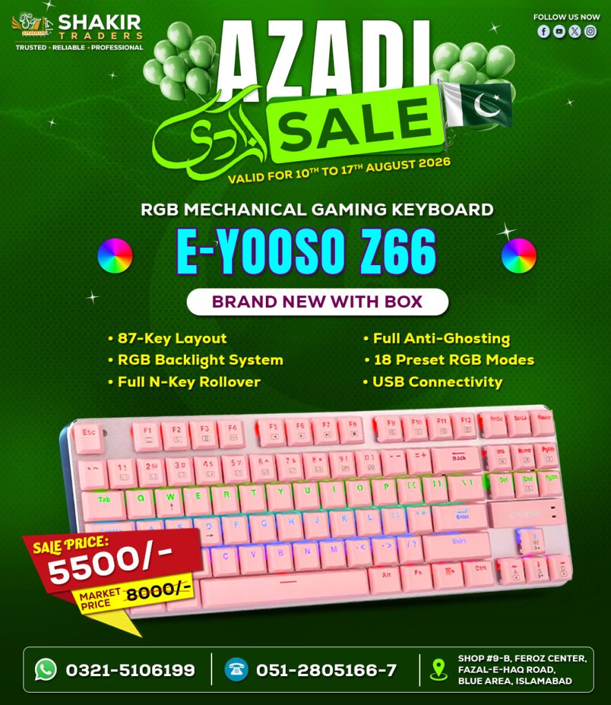Eyooso Z66 Mechanical Gaming Keyboard