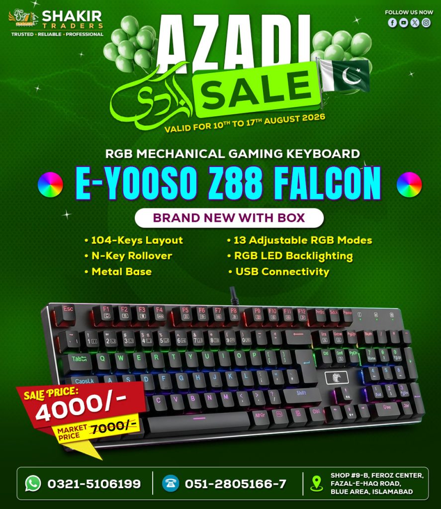 Eyooso Z88 Gaming Mechanical Keyboard