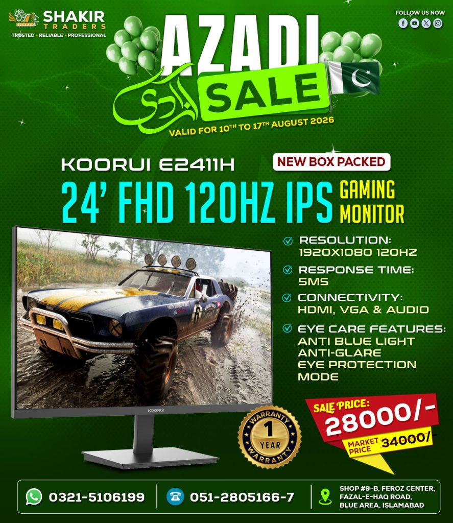 Koorui E2411H 24" FHD Gaming LED (New)