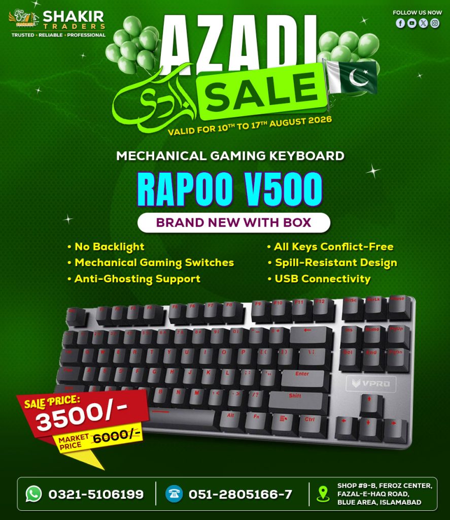 Rapoo V500 Mechanical Gaming Keyboard