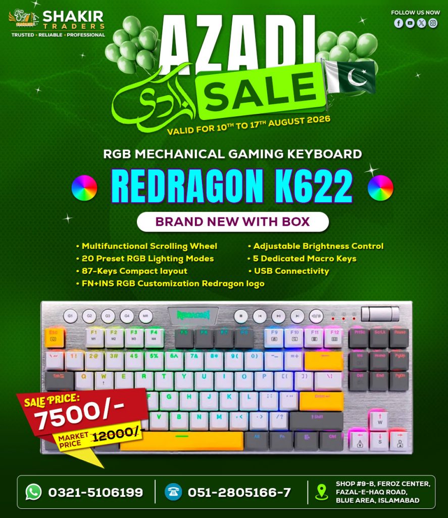 Redragon K622 Gaming Mechanical Keyboard