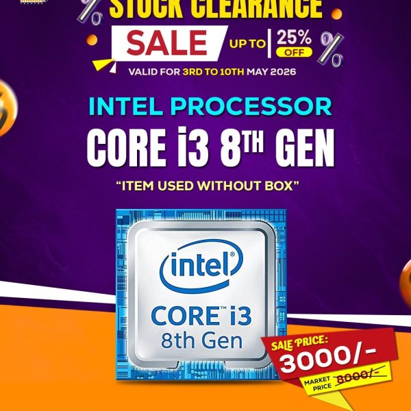 Intel Core i3 8th Gen Processor (Used)