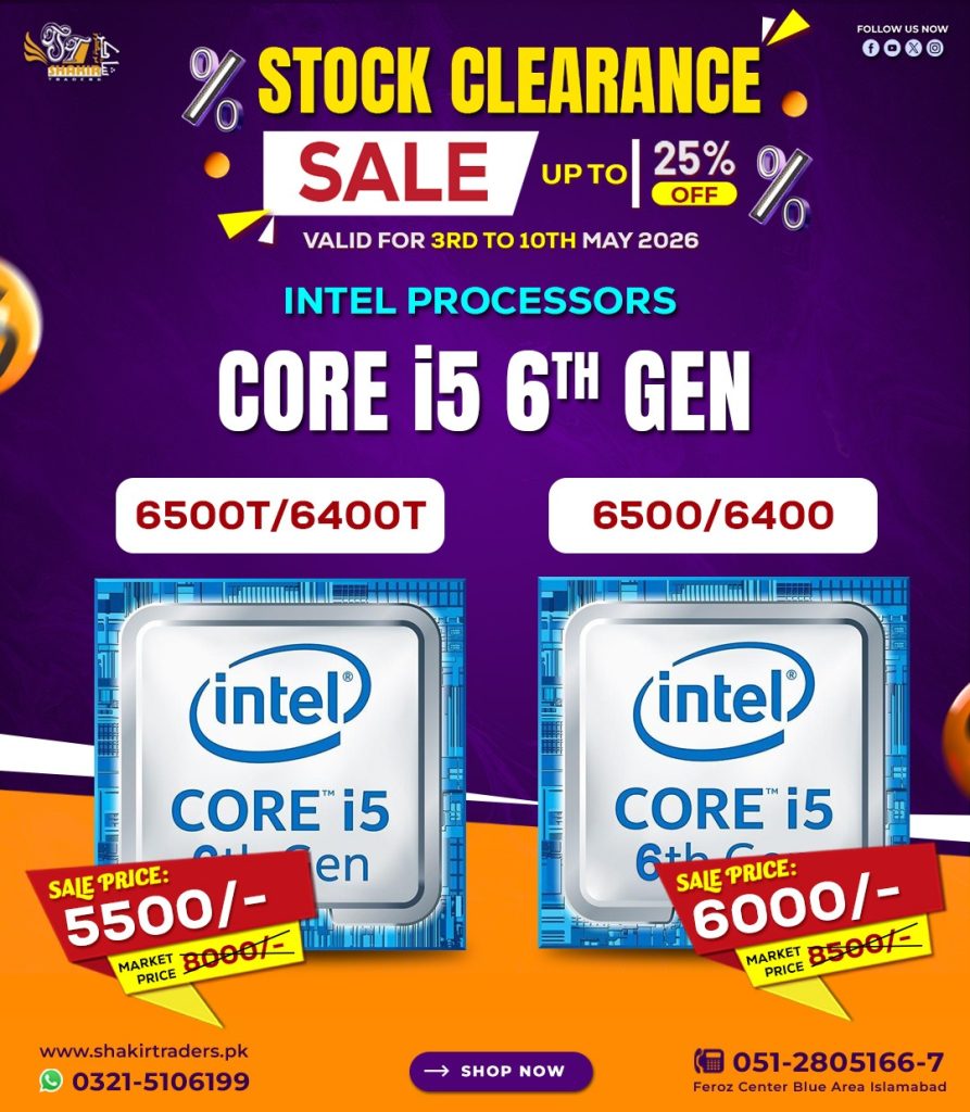 Intel Core i5 6th Gen (Sale)
