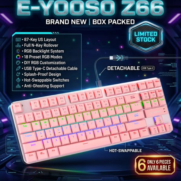 Eyooso Z66 Mechanical Gaming Keyboard