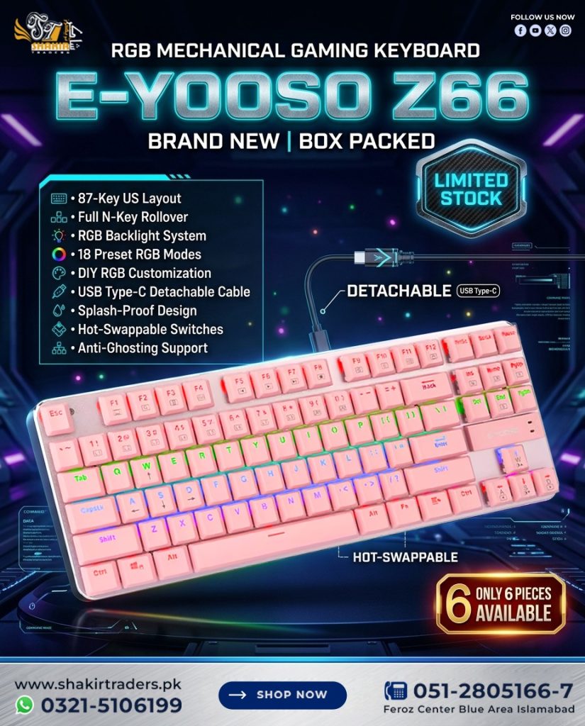 Eyooso Z66 Mechanical Gaming Keyboard