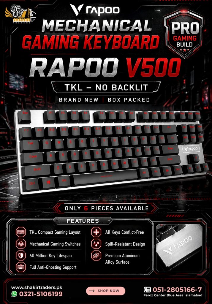 Rapoo V500 Mechanical Gaming Keyboard