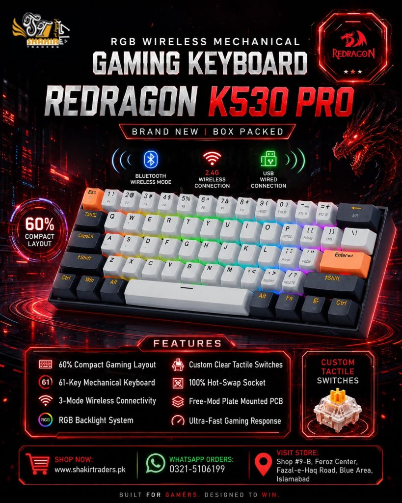 Redragon K530 Pro Gaming Keyboard