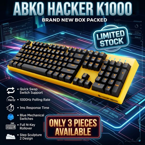 ABKO Hacker K1000 Gaming Mechanical Keyboard
