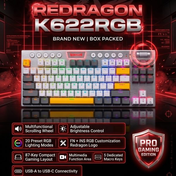 Redragon K622 Gaming Mechanical Keyboard