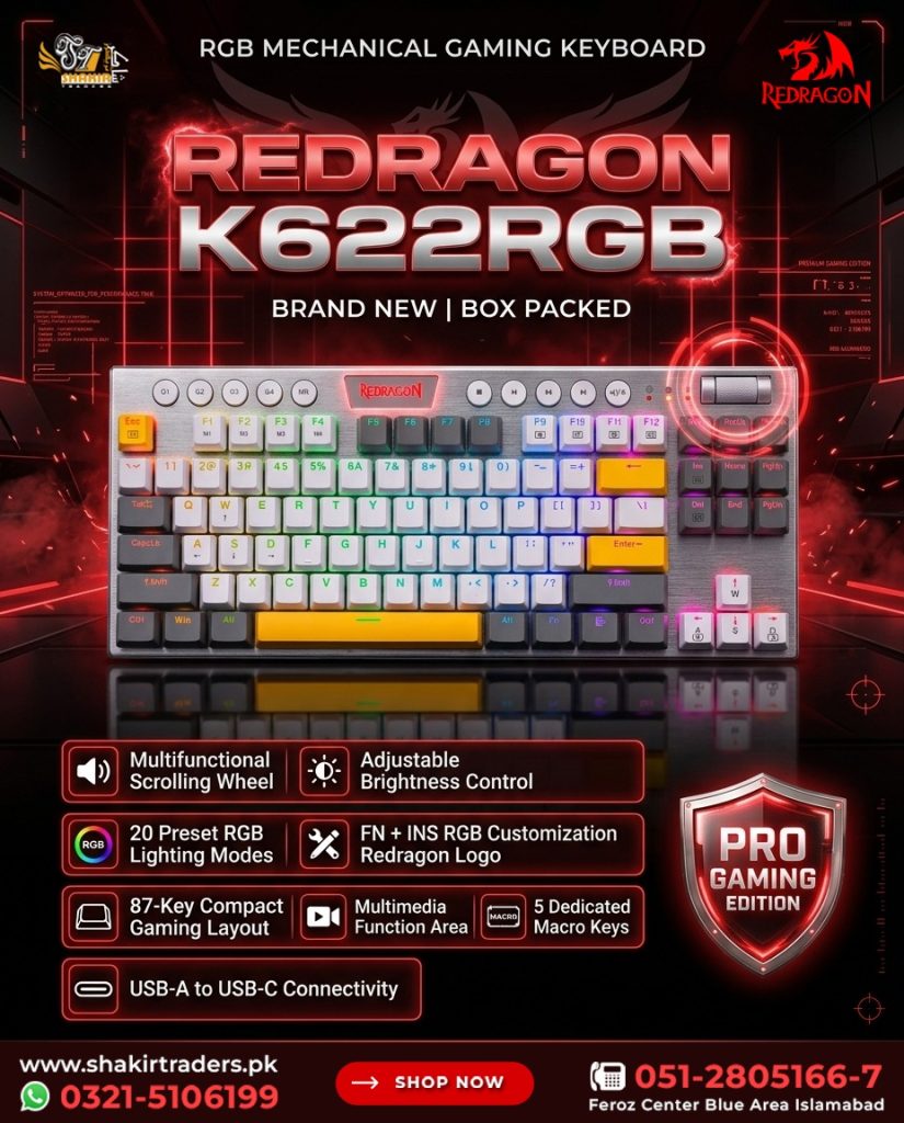 Redragon K622 Gaming Mechanical Keyboard