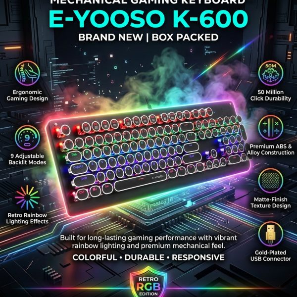 Eyooso K600 Gaming Mechanical Keyboard