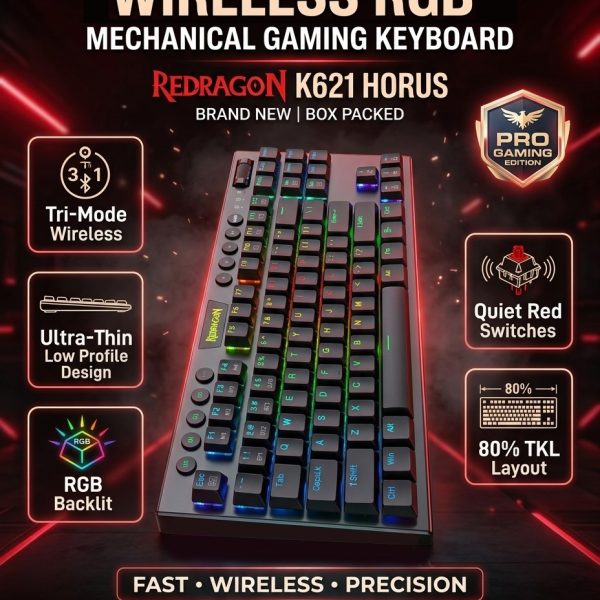 Redragon K621 Horus Gaming Mechanical Keyboard