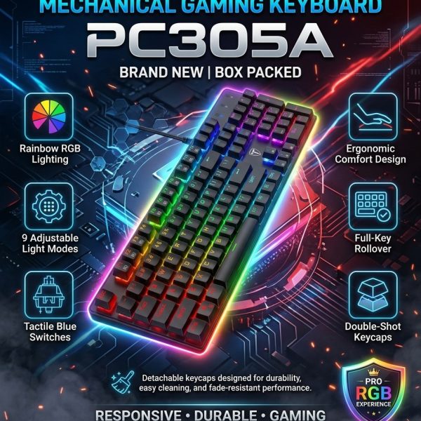 T PC305A Gaming Mechanical Keyboard
