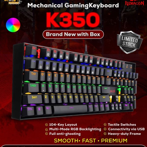 Redragon K350 Gaming Mechanical Keyboard