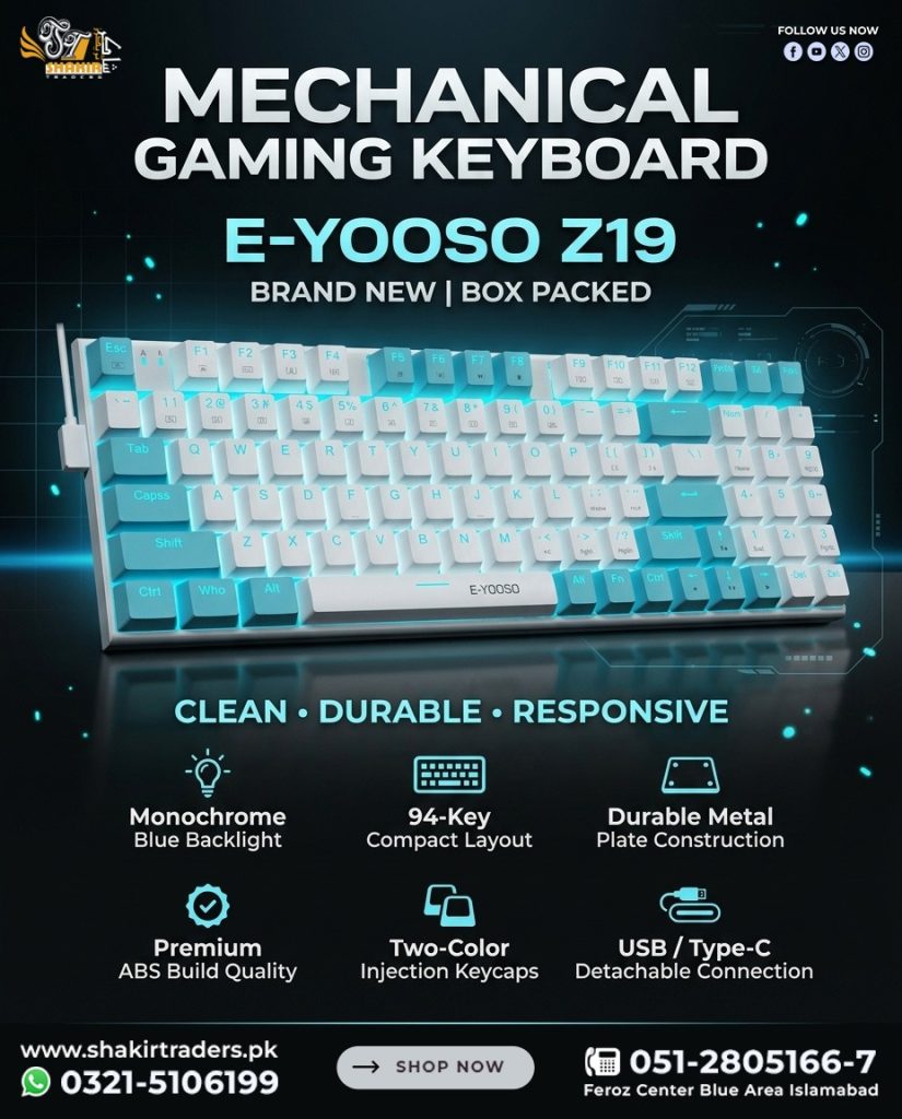 Eyooso Z19 Gaming Mechanical Keyboard