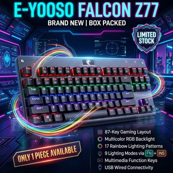 Eyooso Z77 Falcon Gaming Mechanical Keyboard
