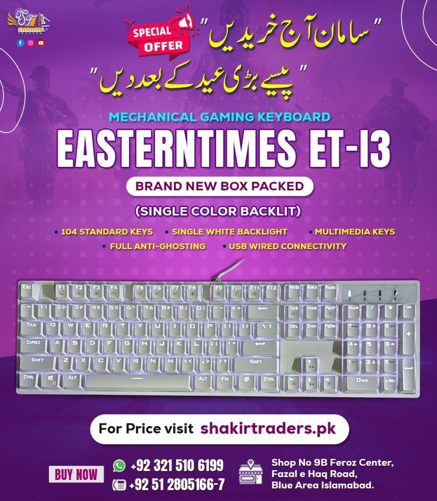EasternTimes Tech i3 Gaming Mechanical Keyboard